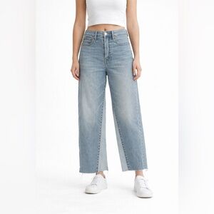 GAP Light Blue High-Rise Wide-Leg Jeans
